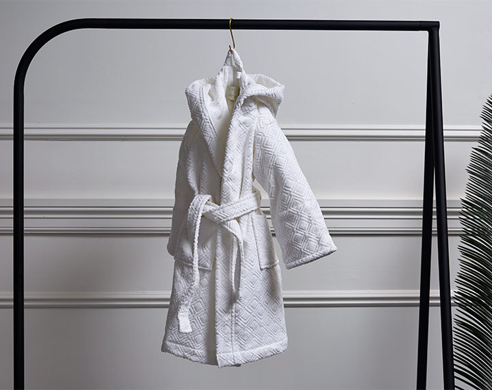 Frette 1860 For St. Regis Kids Hooded Robe