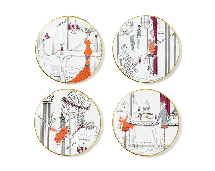 Café Ginori x St. Regis Coaster Set