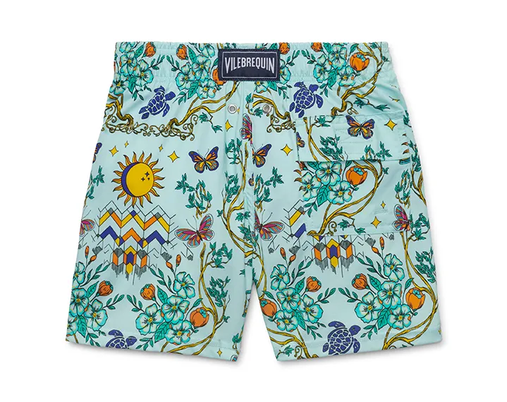 Vilebrequin for St. Regis Kanai Printed Boy’s Jirise Swim Trunk